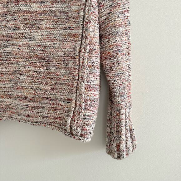 Anthropologie Pilcro Cowl Neck Multi Fleck Chunky Knit Sweater S - Picture 4 of 9